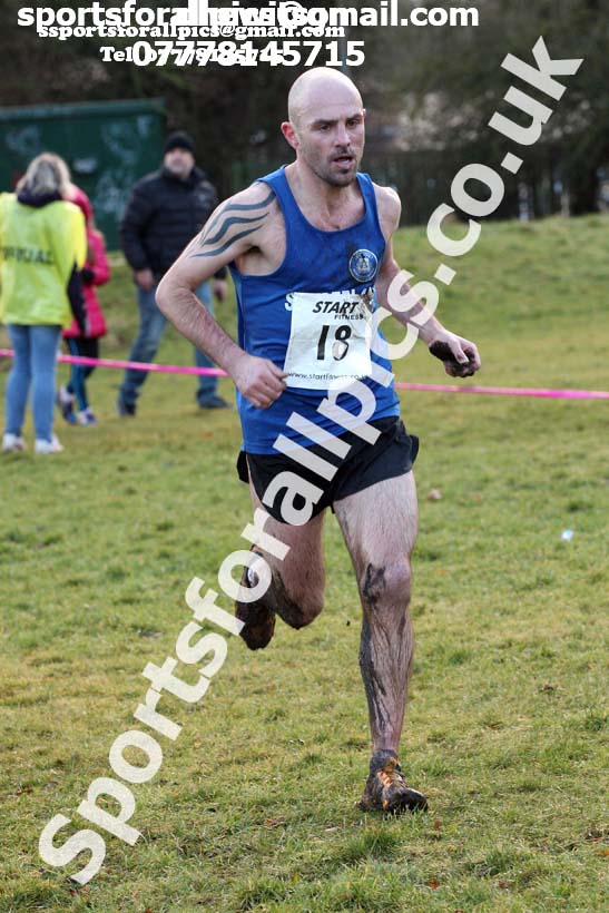 Mens 35 to 64s, 2018 North Eastern Masters, Darlington. Photo: David T. Hewitson/Sports for All Pics